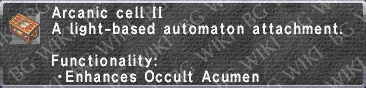 Arcanic Cell II