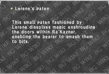 Lerene's paten