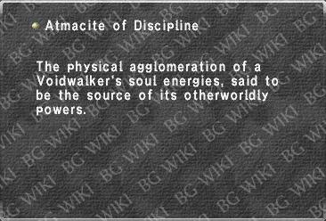 Atmacite of Discipline