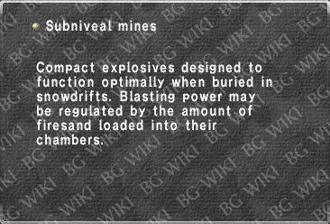 Subniveal mines