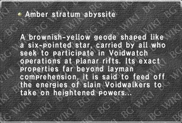 Amber stratum abyssite