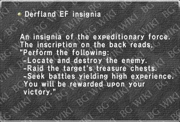 Derfland EF insignia