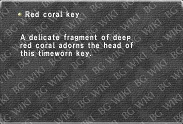 Red coral key