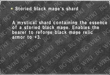Storied black mage's shard