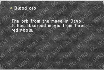 Blood orb