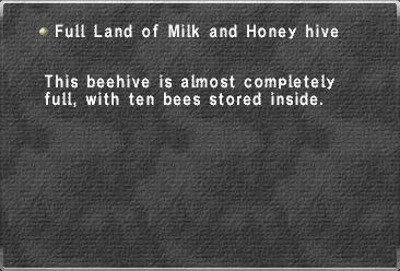Full Land of Milk and Honey hive