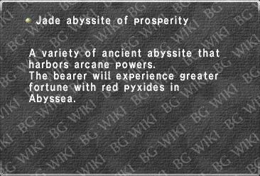Jade abyssite of prosperity