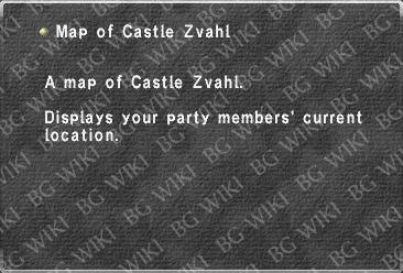 Map of Castle Zvahl