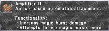 Amplifier II