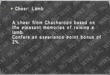 Cheer: Lamb