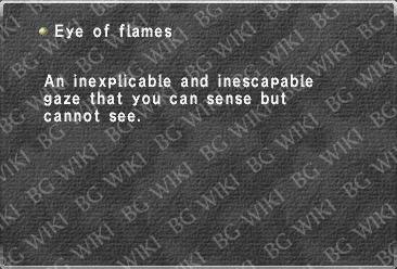 Eye of flames