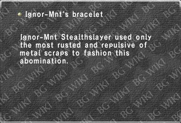 Ignor-Mnt's bracelet