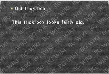 Old trick box