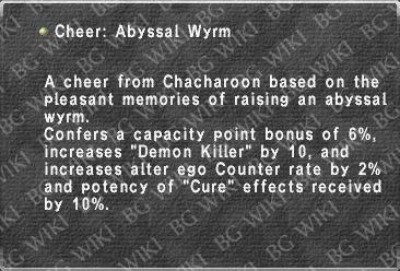 Cheer: Abyssal Wyrm