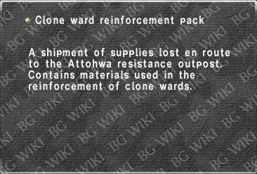 Clone ward reinforcement pack