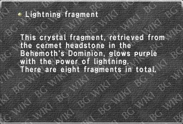 Lightning fragment