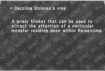 Dazzling Dolores's vine