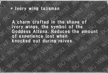 Ivory wing talisman