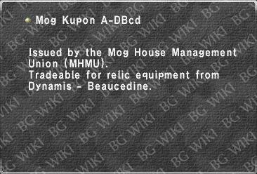 Mog Kupon A-DBcd