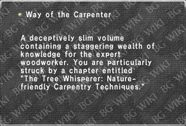 Way of the Carpenter