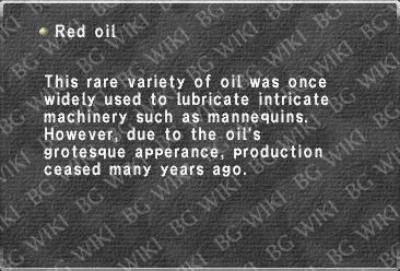 Red oil