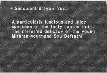 Succulent dragon fruit
