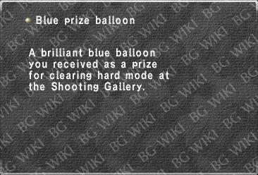 Blue prize balloon