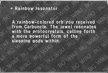 Rainbow resonator