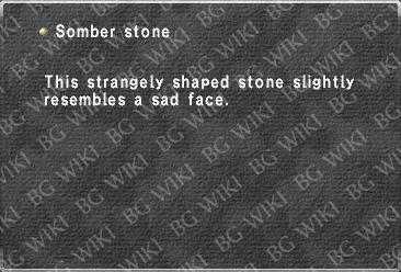 Somber stone