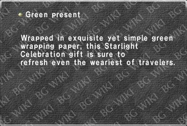 Green present