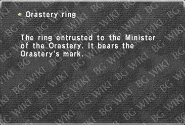 Orastery ring