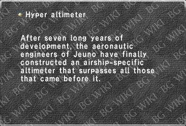 Hyper altimeter