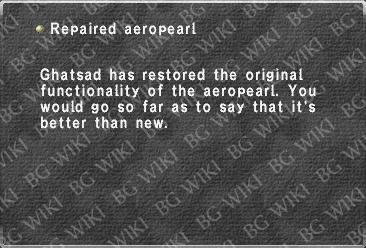 Repaired aeropearl