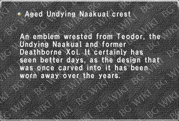 Aged Undying Naakual crest