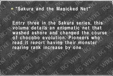 "Sakura and the Magicked Net"