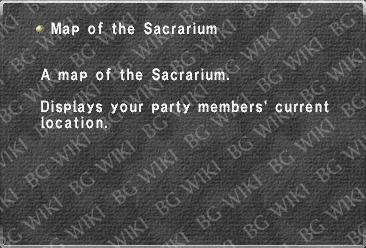 Map of the Sacrarium