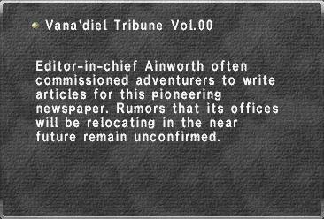 Vana'diel Tribune Vol.00