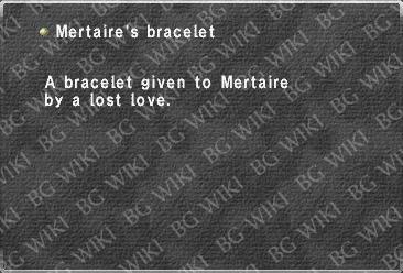 Mertaire's bracelet