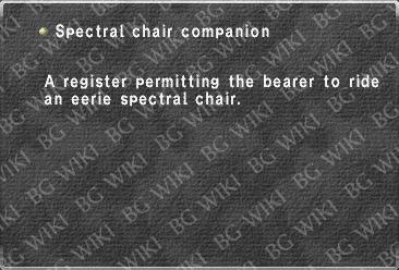 Spectral chair companion