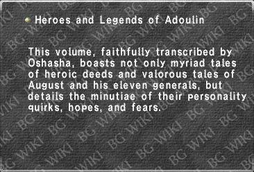 Heroes and Legends of Adoulin