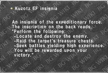 Kuzotz EF insignia