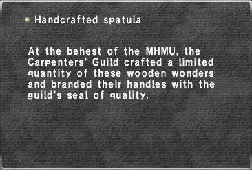 Handcrafted spatula