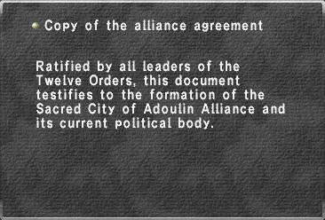 Copy of the alliance agreement