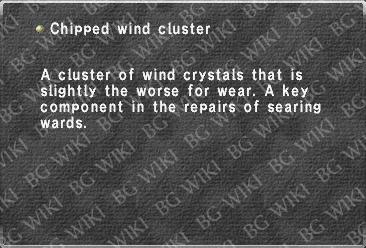 Chipped wind cluster