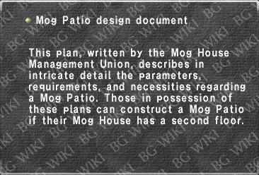 Mog Patio design document