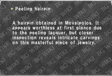Peeling hairpin
