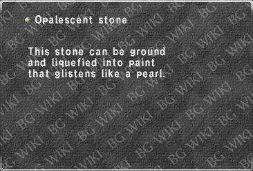 Opalescent stone