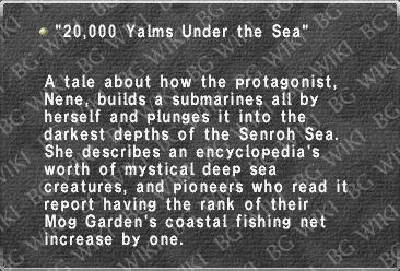 "20,000 Yalms Under the Sea"