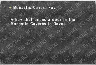 Monastic Cavern key