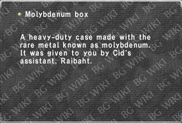 Molybdenum box
